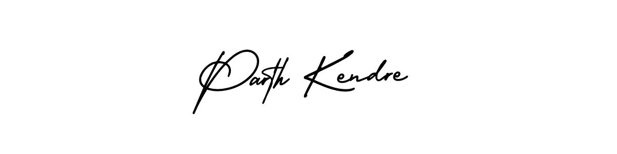 Create a beautiful signature design for name Parth Kendre. With this signature (AmerikaSignatureDemo-Regular) fonts, you can make a handwritten signature for free. Parth Kendre signature style 3 images and pictures png