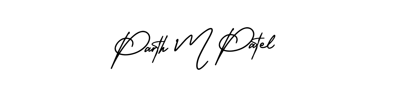 Also You can easily find your signature by using the search form. We will create Parth M Patel name handwritten signature images for you free of cost using AmerikaSignatureDemo-Regular sign style. Parth M Patel signature style 3 images and pictures png