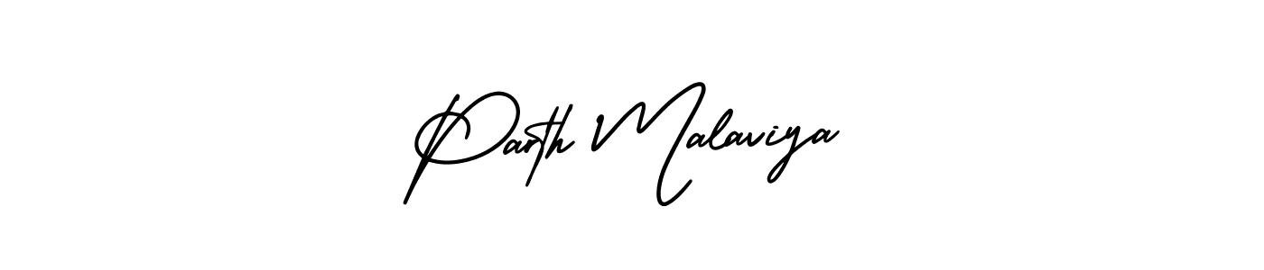 How to make Parth Malaviya name signature. Use AmerikaSignatureDemo-Regular style for creating short signs online. This is the latest handwritten sign. Parth Malaviya signature style 3 images and pictures png