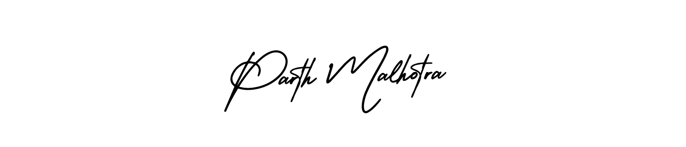 Parth Malhotra stylish signature style. Best Handwritten Sign (AmerikaSignatureDemo-Regular) for my name. Handwritten Signature Collection Ideas for my name Parth Malhotra. Parth Malhotra signature style 3 images and pictures png