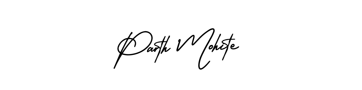 Make a short Parth Mohite signature style. Manage your documents anywhere anytime using AmerikaSignatureDemo-Regular. Create and add eSignatures, submit forms, share and send files easily. Parth Mohite signature style 3 images and pictures png