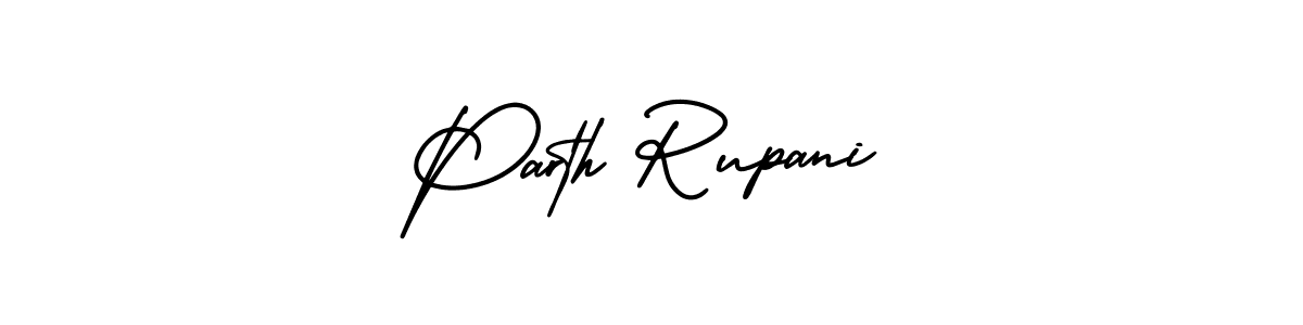How to make Parth Rupani signature? AmerikaSignatureDemo-Regular is a professional autograph style. Create handwritten signature for Parth Rupani name. Parth Rupani signature style 3 images and pictures png