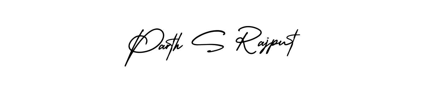 How to Draw Parth S Rajput signature style? AmerikaSignatureDemo-Regular is a latest design signature styles for name Parth S Rajput. Parth S Rajput signature style 3 images and pictures png