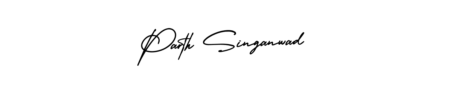 Also we have Parth Singanwad name is the best signature style. Create professional handwritten signature collection using AmerikaSignatureDemo-Regular autograph style. Parth Singanwad signature style 3 images and pictures png