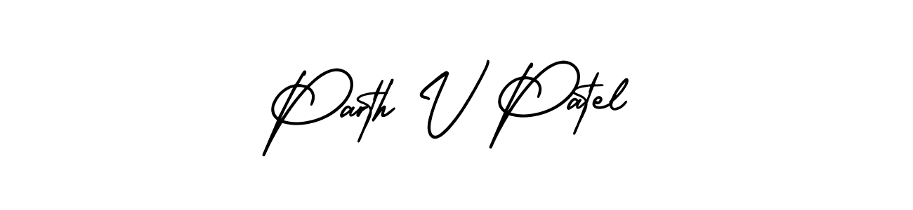 The best way (AmerikaSignatureDemo-Regular) to make a short signature is to pick only two or three words in your name. The name Parth V Patel include a total of six letters. For converting this name. Parth V Patel signature style 3 images and pictures png