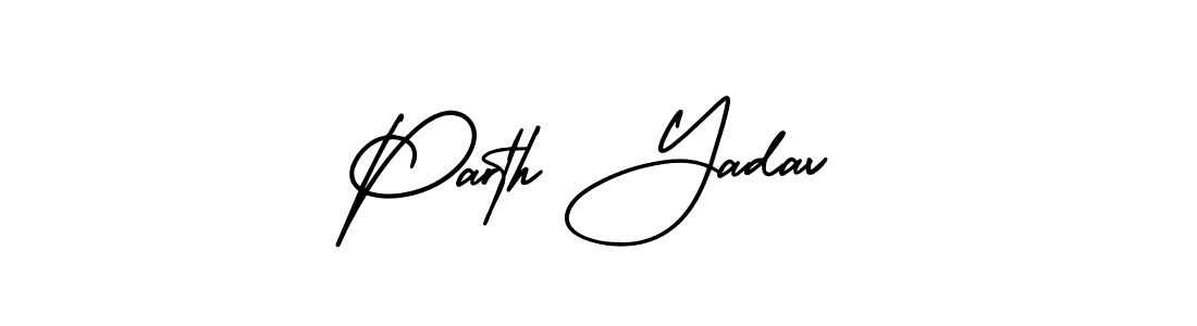 AmerikaSignatureDemo-Regular is a professional signature style that is perfect for those who want to add a touch of class to their signature. It is also a great choice for those who want to make their signature more unique. Get Parth Yadav name to fancy signature for free. Parth Yadav signature style 3 images and pictures png