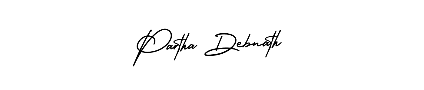 How to make Partha Debnath signature? AmerikaSignatureDemo-Regular is a professional autograph style. Create handwritten signature for Partha Debnath name. Partha Debnath signature style 3 images and pictures png