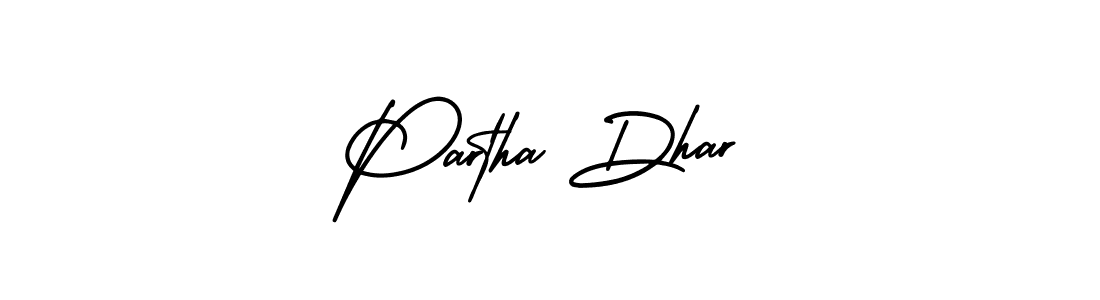 Best and Professional Signature Style for Partha Dhar. AmerikaSignatureDemo-Regular Best Signature Style Collection. Partha Dhar signature style 3 images and pictures png