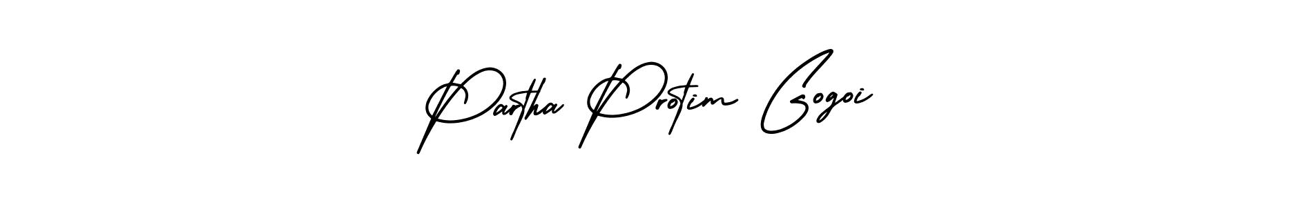 Create a beautiful signature design for name Partha Protim Gogoi. With this signature (AmerikaSignatureDemo-Regular) fonts, you can make a handwritten signature for free. Partha Protim Gogoi signature style 3 images and pictures png