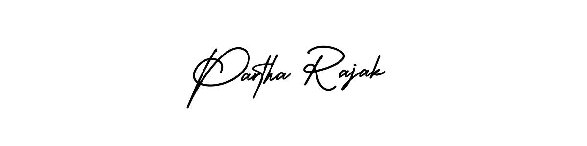 Use a signature maker to create a handwritten signature online. With this signature software, you can design (AmerikaSignatureDemo-Regular) your own signature for name Partha Rajak. Partha Rajak signature style 3 images and pictures png