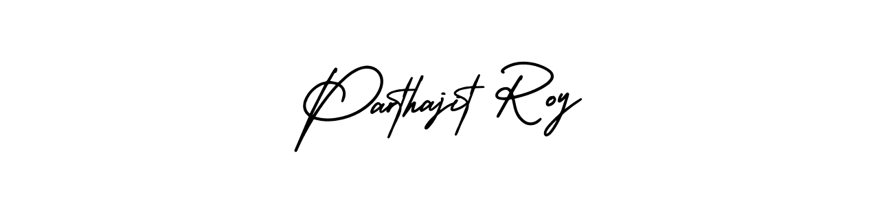 Use a signature maker to create a handwritten signature online. With this signature software, you can design (AmerikaSignatureDemo-Regular) your own signature for name Parthajit Roy. Parthajit Roy signature style 3 images and pictures png
