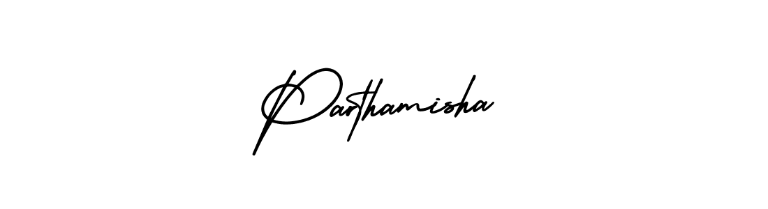 Check out images of Autograph of Parthamisha name. Actor Parthamisha Signature Style. AmerikaSignatureDemo-Regular is a professional sign style online. Parthamisha signature style 3 images and pictures png