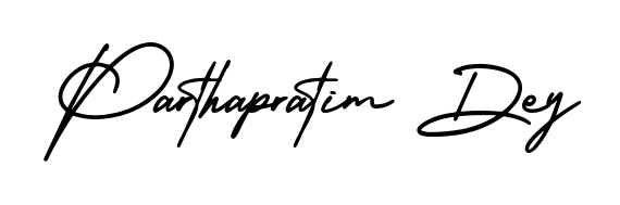The AmerikaSignatureDemo-Regular font transforms the name Parthapratim Dey into an executive sign with sharp precision and distinguished character. Parthapratim Dey signature style 3 images and pictures png