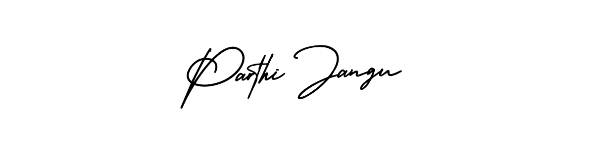 Make a beautiful signature design for name Parthi Jangu. With this signature (AmerikaSignatureDemo-Regular) style, you can create a handwritten signature for free. Parthi Jangu signature style 3 images and pictures png