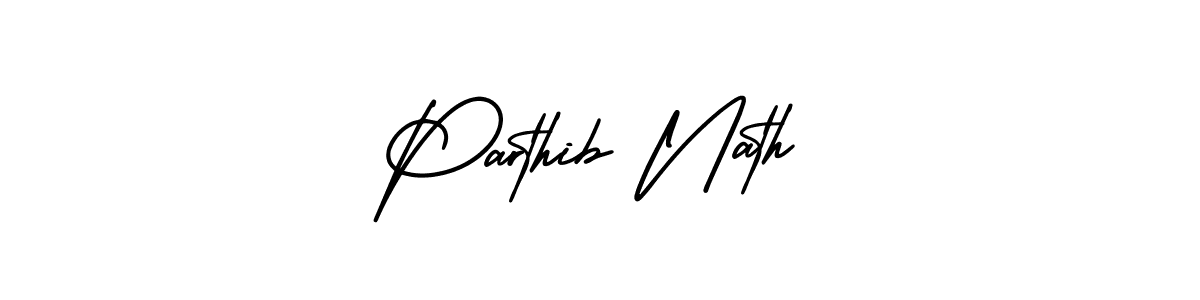 Also we have Parthib Nath name is the best signature style. Create professional handwritten signature collection using AmerikaSignatureDemo-Regular autograph style. Parthib Nath signature style 3 images and pictures png