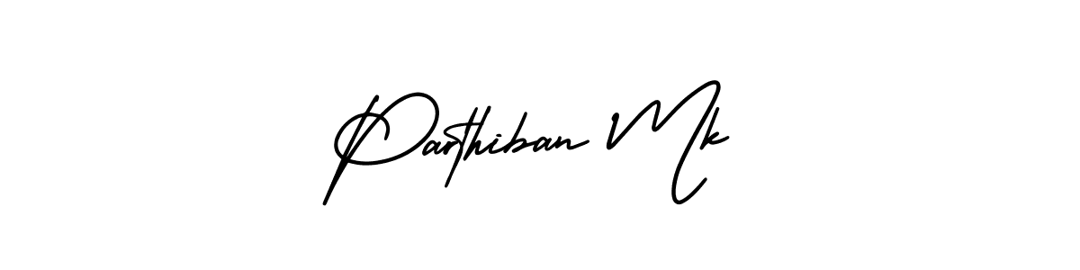Create a beautiful signature design for name Parthiban Mk. With this signature (AmerikaSignatureDemo-Regular) fonts, you can make a handwritten signature for free. Parthiban Mk signature style 3 images and pictures png