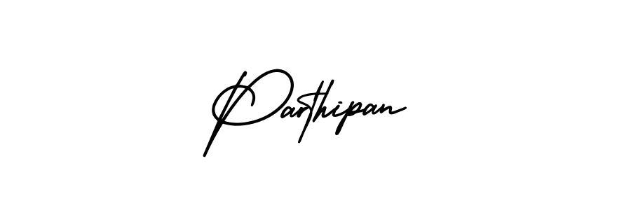 Parthipan stylish signature style. Best Handwritten Sign (AmerikaSignatureDemo-Regular) for my name. Handwritten Signature Collection Ideas for my name Parthipan. Parthipan signature style 3 images and pictures png