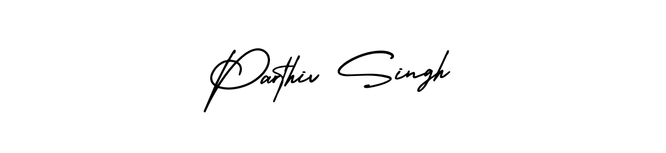 How to Draw Parthiv Singh signature style? AmerikaSignatureDemo-Regular is a latest design signature styles for name Parthiv Singh. Parthiv Singh signature style 3 images and pictures png