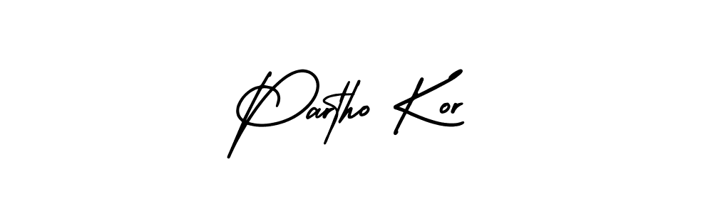 See photos of Partho Kor official signature by Spectra . Check more albums & portfolios. Read reviews & check more about AmerikaSignatureDemo-Regular font. Partho Kor signature style 3 images and pictures png