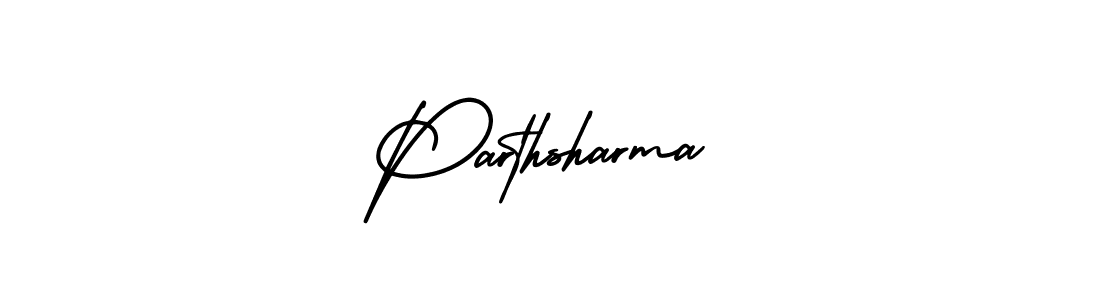 Similarly AmerikaSignatureDemo-Regular is the best handwritten signature design. Signature creator online .You can use it as an online autograph creator for name Parthsharma. Parthsharma signature style 3 images and pictures png