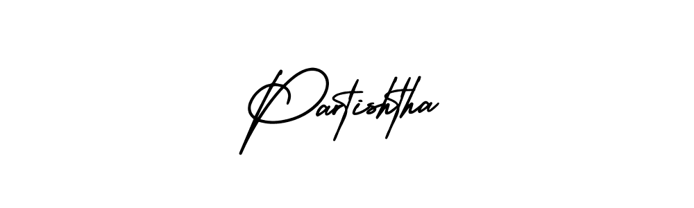 How to make Partishtha signature? AmerikaSignatureDemo-Regular is a professional autograph style. Create handwritten signature for Partishtha name. Partishtha signature style 3 images and pictures png