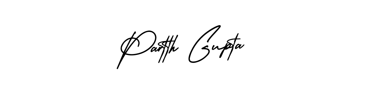 if you are searching for the best signature style for your name Partth Gupta. so please give up your signature search. here we have designed multiple signature styles  using AmerikaSignatureDemo-Regular. Partth Gupta signature style 3 images and pictures png