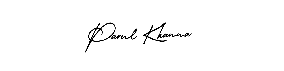 Make a beautiful signature design for name Parul Khanna. Use this online signature maker to create a handwritten signature for free. Parul Khanna signature style 3 images and pictures png