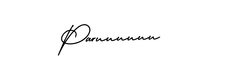 if you are searching for the best signature style for your name Paruuuuuu. so please give up your signature search. here we have designed multiple signature styles  using AmerikaSignatureDemo-Regular. Paruuuuuu signature style 3 images and pictures png