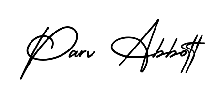 Best and Professional Signature Style for Parv Abbott. AmerikaSignatureDemo-Regular Best Signature Style Collection. Parv Abbott signature style 3 images and pictures png