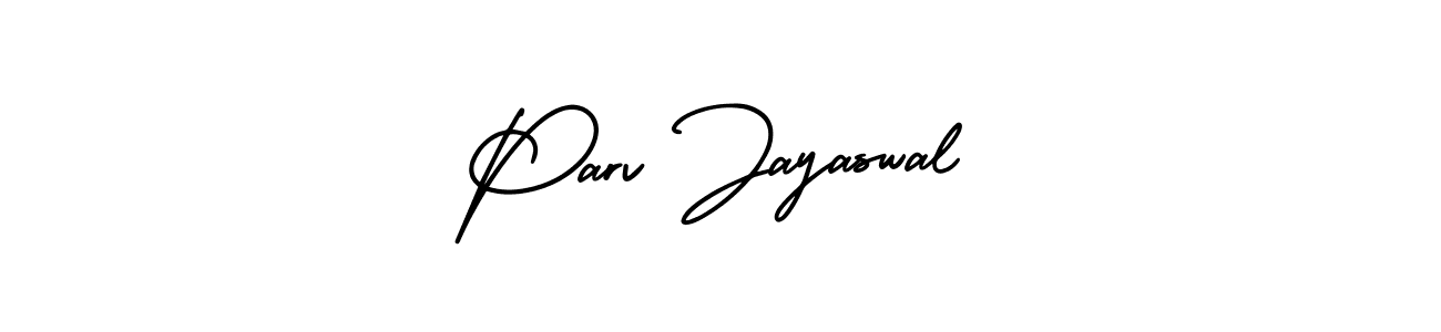 How to make Parv Jayaswal signature? AmerikaSignatureDemo-Regular is a professional autograph style. Create handwritten signature for Parv Jayaswal name. Parv Jayaswal signature style 3 images and pictures png