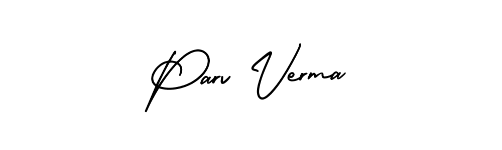 Best and Professional Signature Style for Parv Verma. AmerikaSignatureDemo-Regular Best Signature Style Collection. Parv Verma signature style 3 images and pictures png