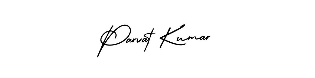 Parvat Kumar stylish signature style. Best Handwritten Sign (AmerikaSignatureDemo-Regular) for my name. Handwritten Signature Collection Ideas for my name Parvat Kumar. Parvat Kumar signature style 3 images and pictures png