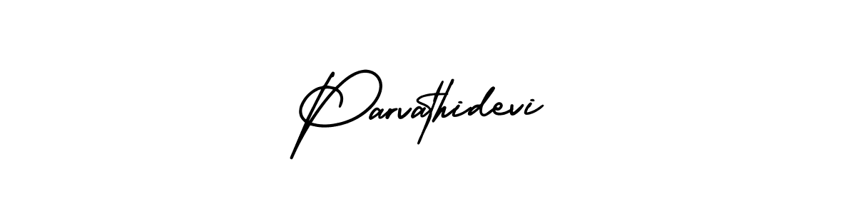 Create a beautiful signature design for name Parvathidevi. With this signature (AmerikaSignatureDemo-Regular) fonts, you can make a handwritten signature for free. Parvathidevi signature style 3 images and pictures png