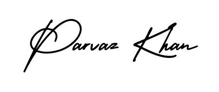 A dynamic signature style for Parvaz Khan using AmerikaSignatureDemo-Regular script. Designed to look authentic, handwritten, and professional. Parvaz Khan signature style 3 images and pictures png
