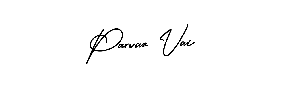 AmerikaSignatureDemo-Regular is a professional signature style that is perfect for those who want to add a touch of class to their signature. It is also a great choice for those who want to make their signature more unique. Get Parvaz Vai name to fancy signature for free. Parvaz Vai signature style 3 images and pictures png