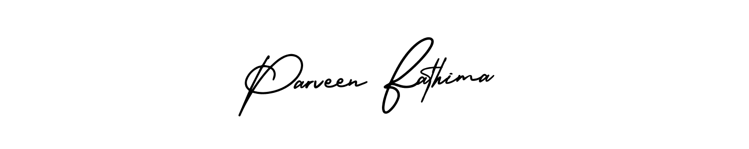 Similarly AmerikaSignatureDemo-Regular is the best handwritten signature design. Signature creator online .You can use it as an online autograph creator for name Parveen Fathima. Parveen Fathima signature style 3 images and pictures png