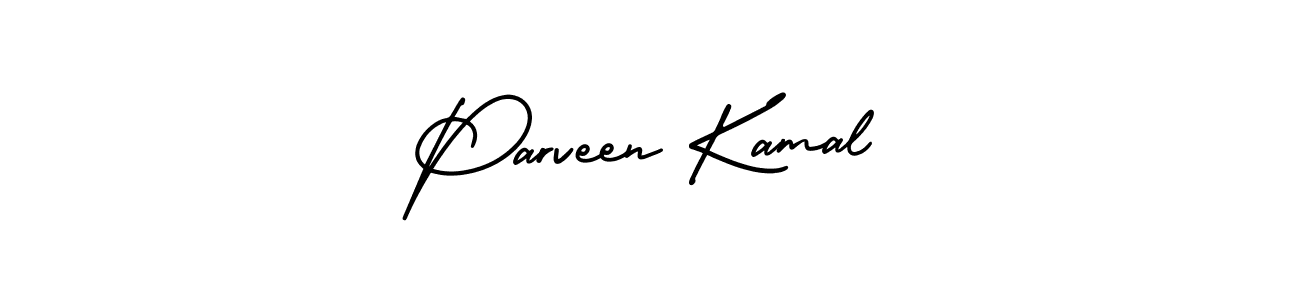 Similarly AmerikaSignatureDemo-Regular is the best handwritten signature design. Signature creator online .You can use it as an online autograph creator for name Parveen Kamal. Parveen Kamal signature style 3 images and pictures png