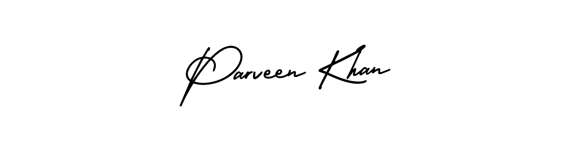 Similarly AmerikaSignatureDemo-Regular is the best handwritten signature design. Signature creator online .You can use it as an online autograph creator for name Parveen Khan. Parveen Khan signature style 3 images and pictures png