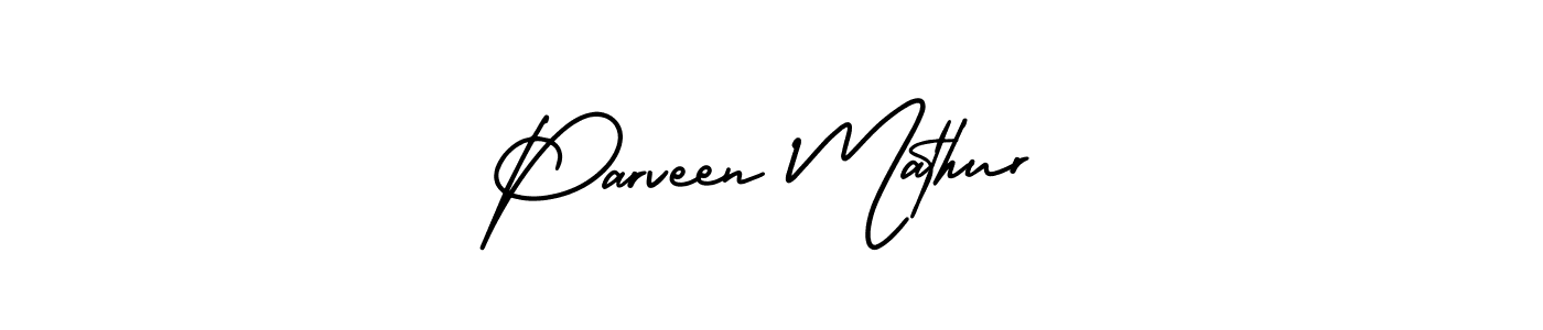 Once you've used our free online signature maker to create your best signature AmerikaSignatureDemo-Regular style, it's time to enjoy all of the benefits that Parveen Mathur name signing documents. Parveen Mathur signature style 3 images and pictures png