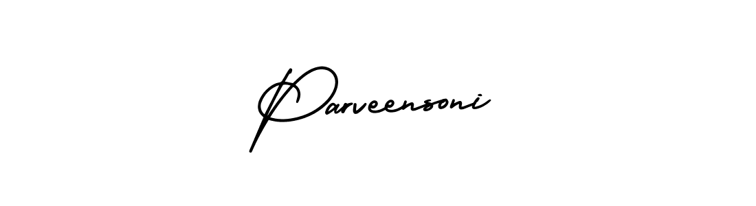 if you are searching for the best signature style for your name Parveensoni. so please give up your signature search. here we have designed multiple signature styles  using AmerikaSignatureDemo-Regular. Parveensoni signature style 3 images and pictures png