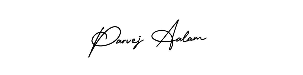 Also we have Parvej Aalam name is the best signature style. Create professional handwritten signature collection using AmerikaSignatureDemo-Regular autograph style. Parvej Aalam signature style 3 images and pictures png