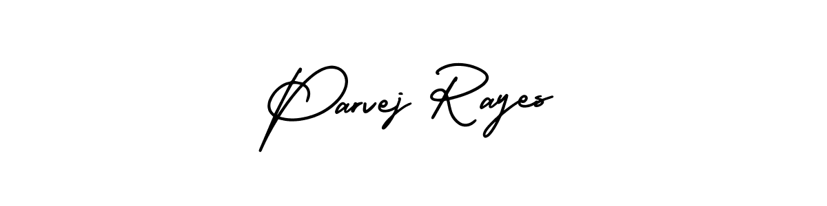 Use a signature maker to create a handwritten signature online. With this signature software, you can design (AmerikaSignatureDemo-Regular) your own signature for name Parvej Rayes. Parvej Rayes signature style 3 images and pictures png