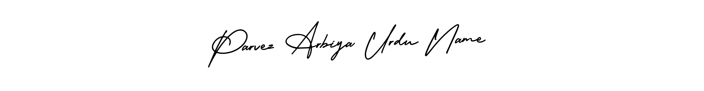Here are the top 10 professional signature styles for the name Parvez Arbiya Urdu Name. These are the best autograph styles you can use for your name. Parvez Arbiya Urdu Name signature style 3 images and pictures png