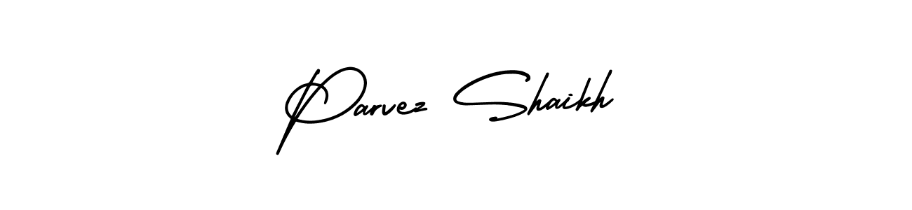 Here are the top 10 professional signature styles for the name Parvez Shaikh. These are the best autograph styles you can use for your name. Parvez Shaikh signature style 3 images and pictures png