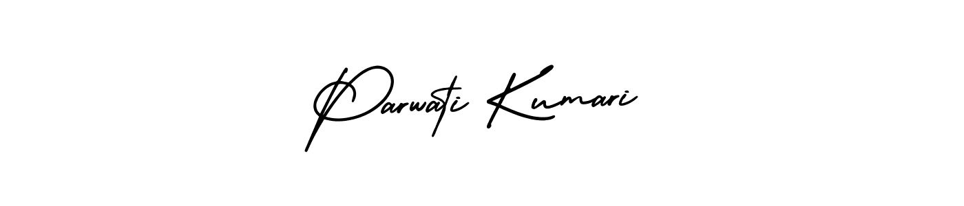 Make a beautiful signature design for name Parwati Kumari. Use this online signature maker to create a handwritten signature for free. Parwati Kumari signature style 3 images and pictures png
