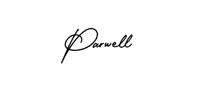 Also You can easily find your signature by using the search form. We will create Parwell name handwritten signature images for you free of cost using AmerikaSignatureDemo-Regular sign style. Parwell signature style 3 images and pictures png