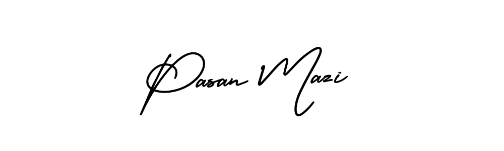 How to Draw Pasan Mazi signature style? AmerikaSignatureDemo-Regular is a latest design signature styles for name Pasan Mazi. Pasan Mazi signature style 3 images and pictures png