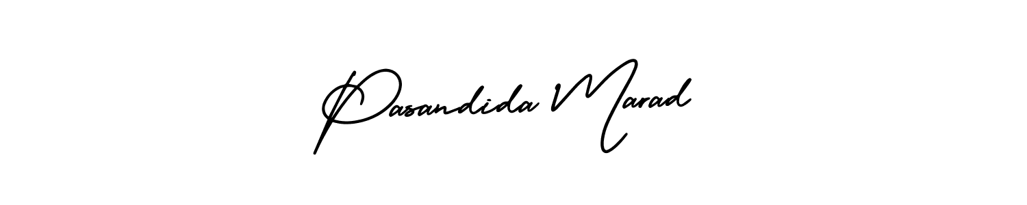 Create a beautiful signature design for name Pasandida Marad. With this signature (AmerikaSignatureDemo-Regular) fonts, you can make a handwritten signature for free. Pasandida Marad signature style 3 images and pictures png