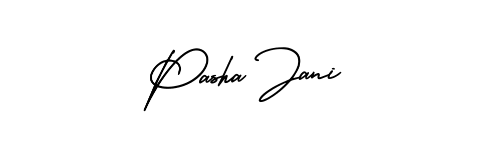 Also You can easily find your signature by using the search form. We will create Pasha Jani name handwritten signature images for you free of cost using AmerikaSignatureDemo-Regular sign style. Pasha Jani signature style 3 images and pictures png