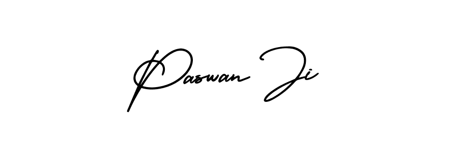 Design your own signature with our free online signature maker. With this signature software, you can create a handwritten (AmerikaSignatureDemo-Regular) signature for name Paswan Ji. Paswan Ji signature style 3 images and pictures png